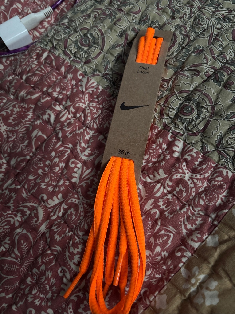 Nike Orange shoe laces